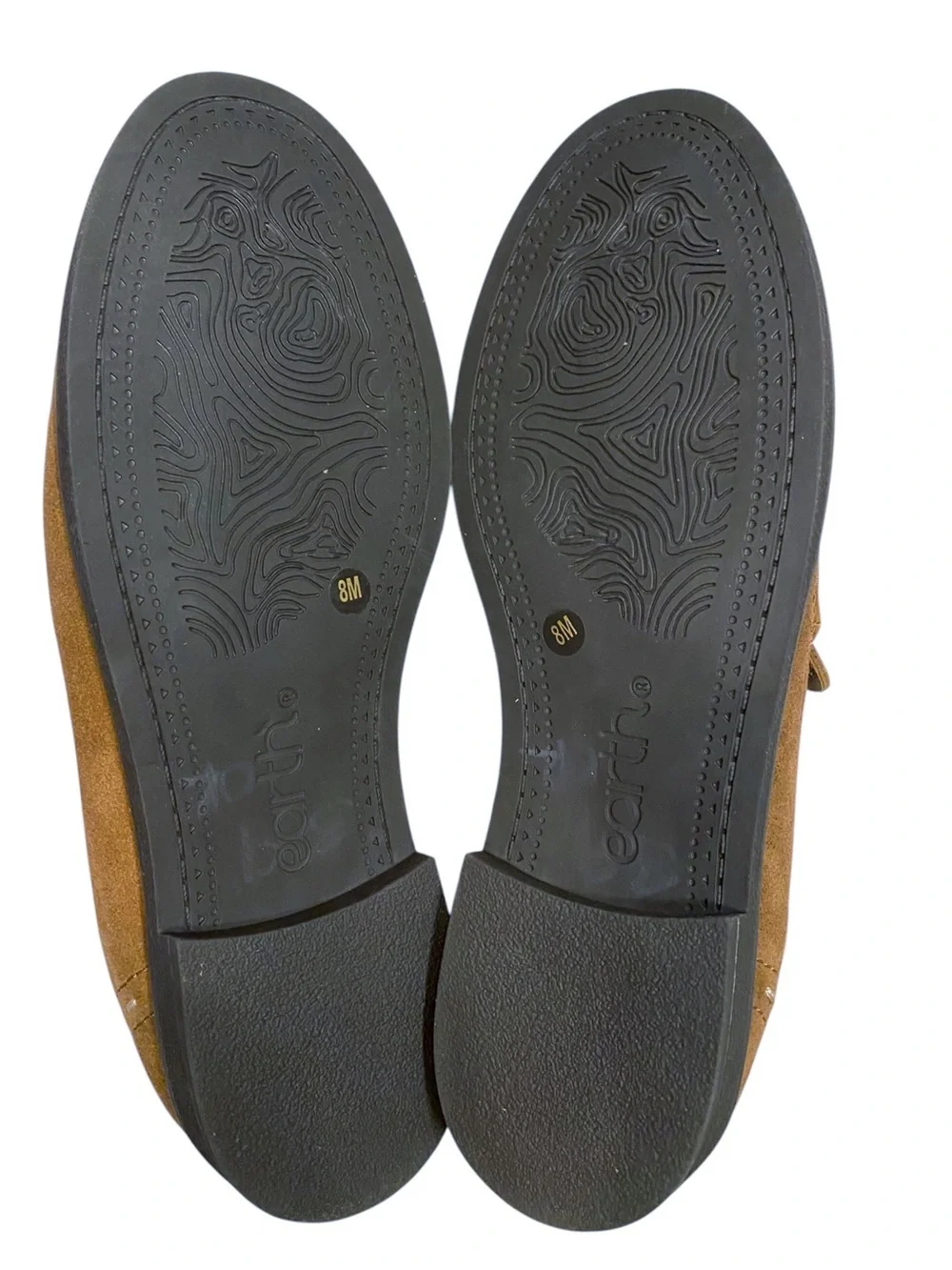 Earth Deeana Suede Leather Brown Loafer New Size 8